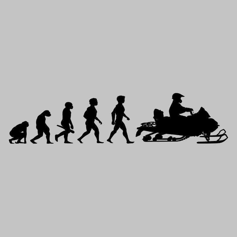 Evolution snowmobile winter snowmobile