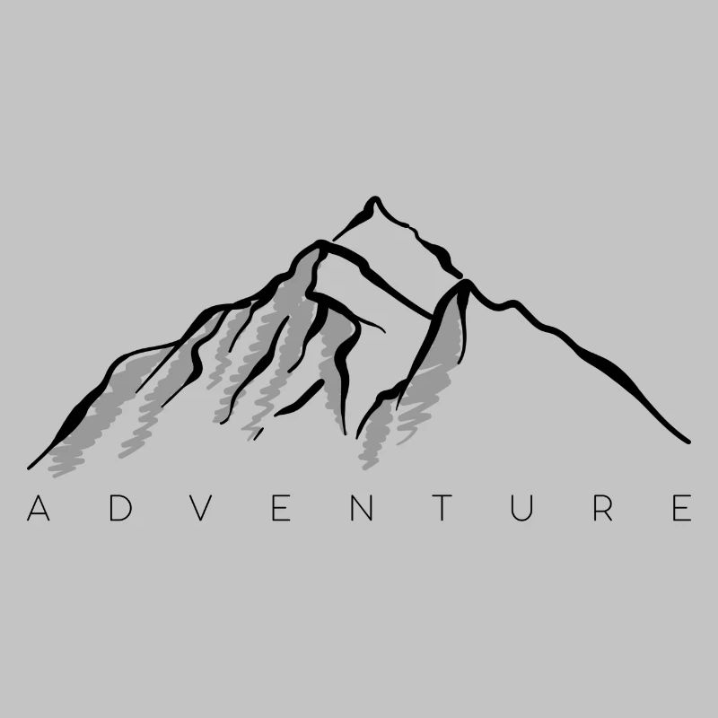 Grey Mountain Silhouette
