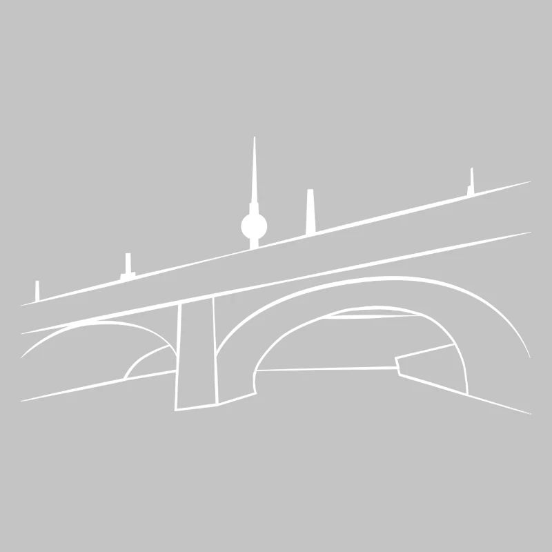 Urban Sketch Spreebrücke w
