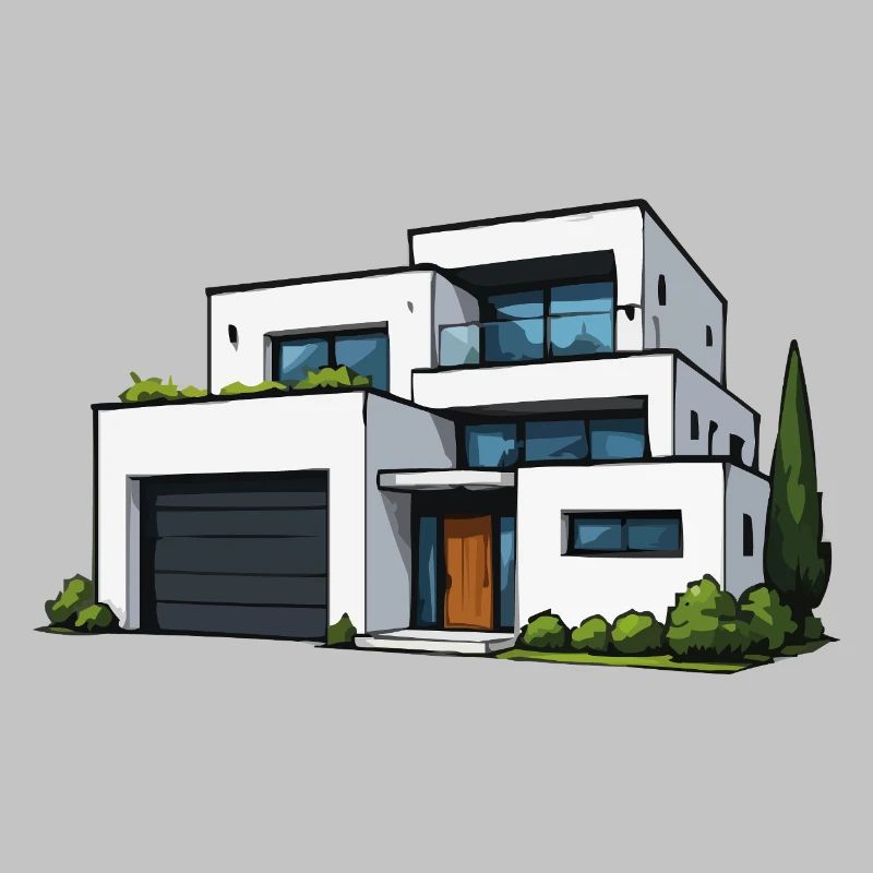 Moderne Flachdachvilla