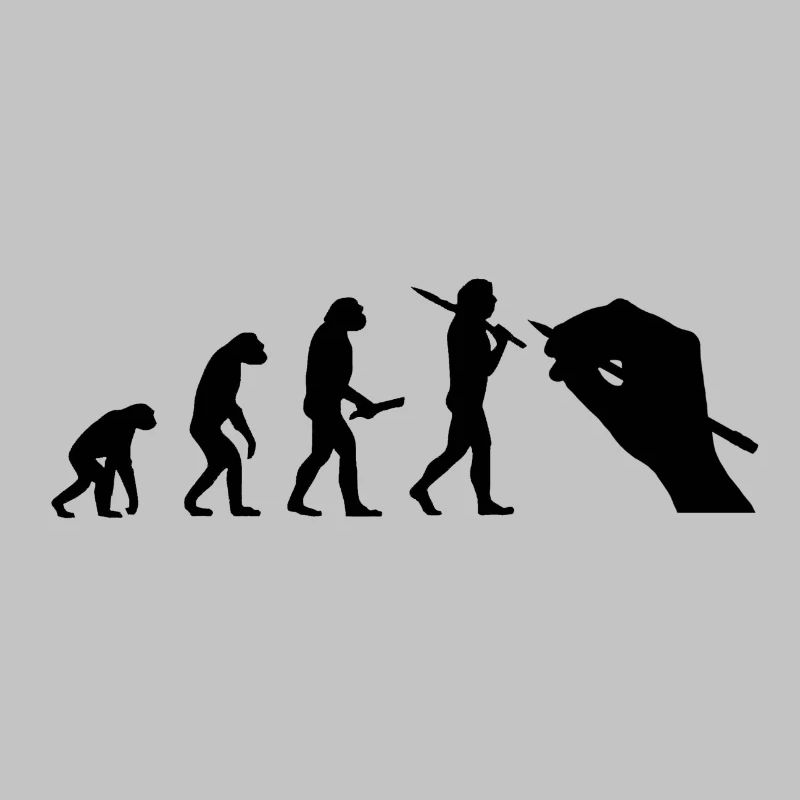 Evolution Entwicklung Fortschritt Mensch Künstler