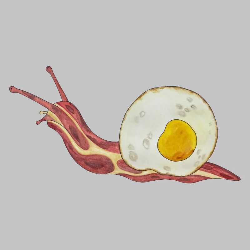 Bacon Roll Bacon et oeuf Oeuf au plat