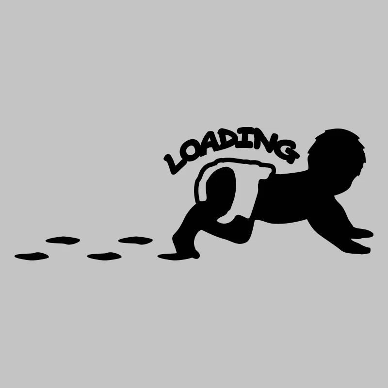Baby Is Loading Logo Design