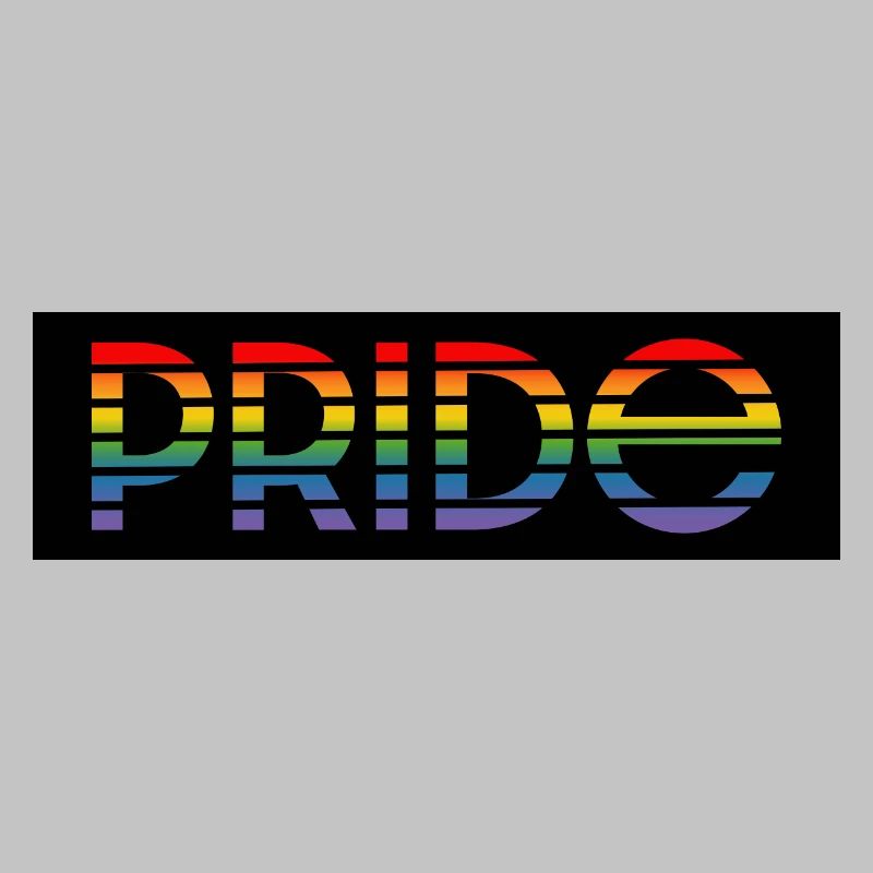 Pride rainbow black background