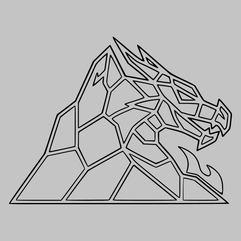 Drachenfels Geometric: Dragon Saga as Vector