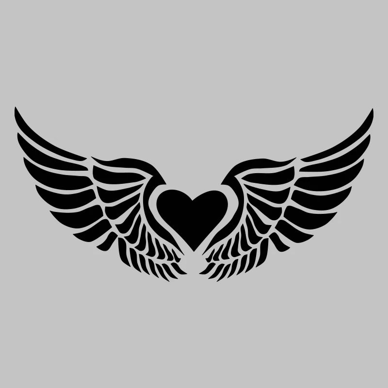 coeur avec des ailes