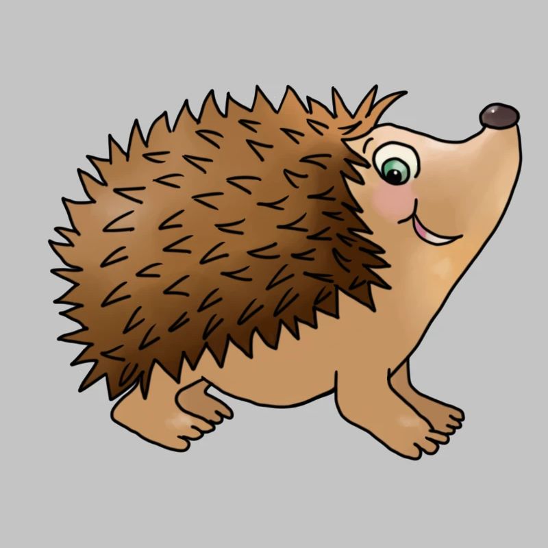 Freundlicher Igel
