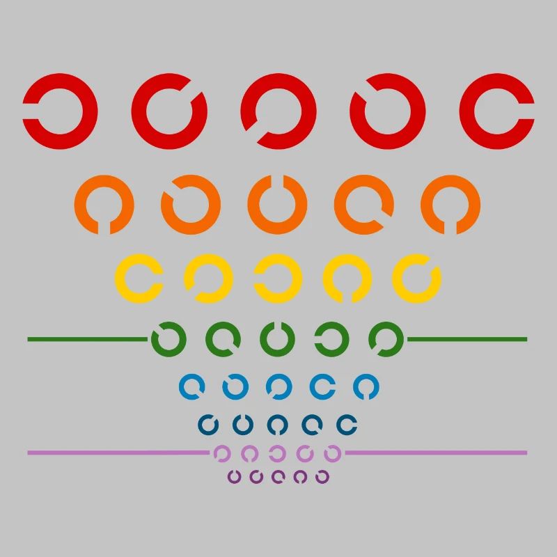 Rainbow Eye Test