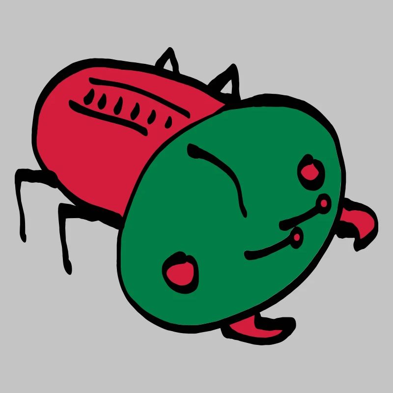bug color VECTOR insect crawling animal