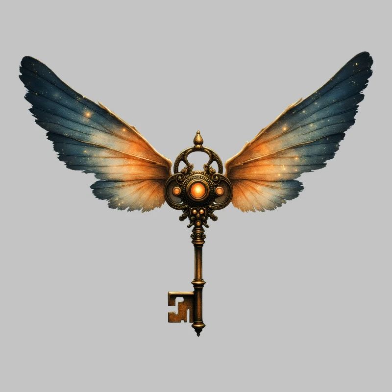 Winged Key Steampunk