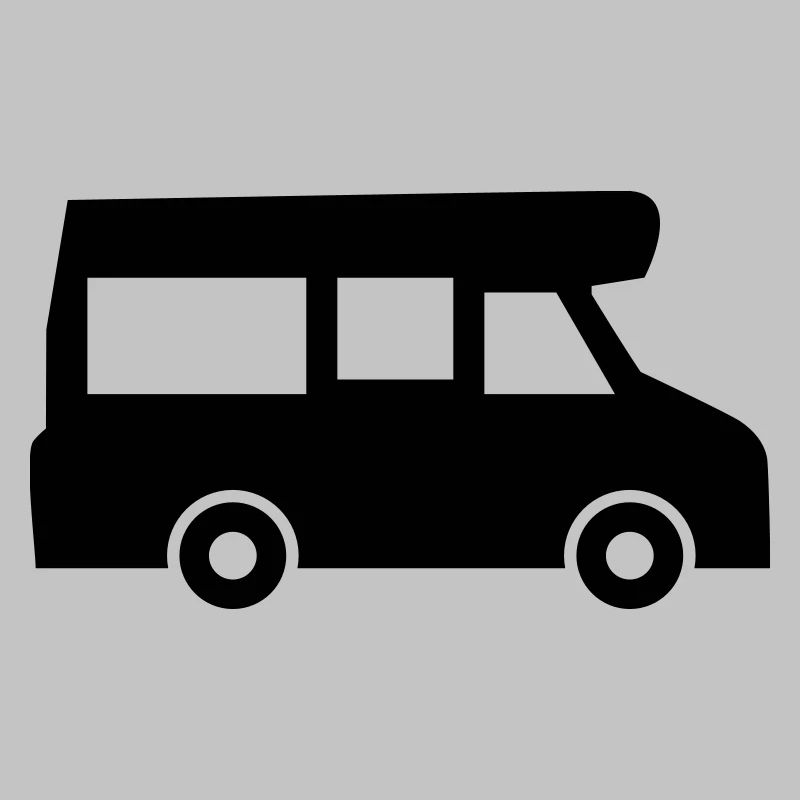 Icône du design logo caravane