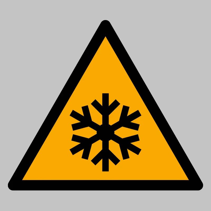 Glacé | Flocon de neige en triangle