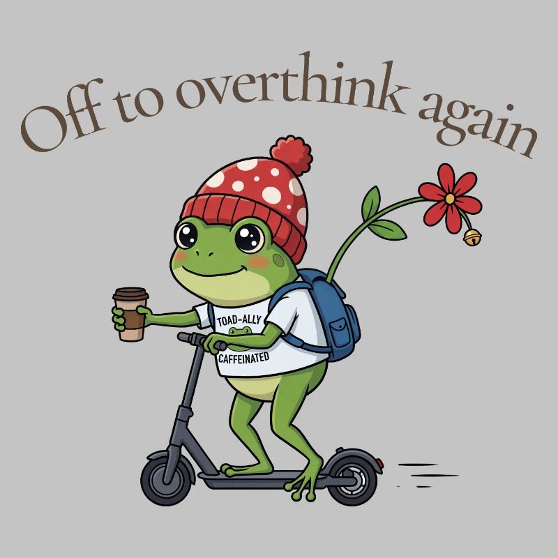 Toad-ally caffeinated Frosch
