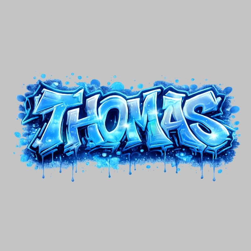 Graffiti Thomas Name Gift Ideal Printable