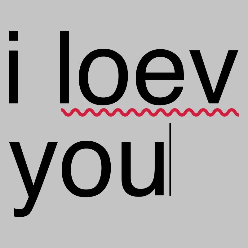 ich liebe dich Fehler