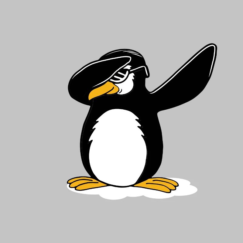 Dabbing Penguin Funny Dance Gift