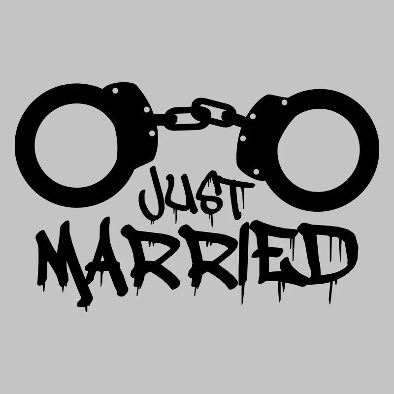Just married prisonnier menotté drôle