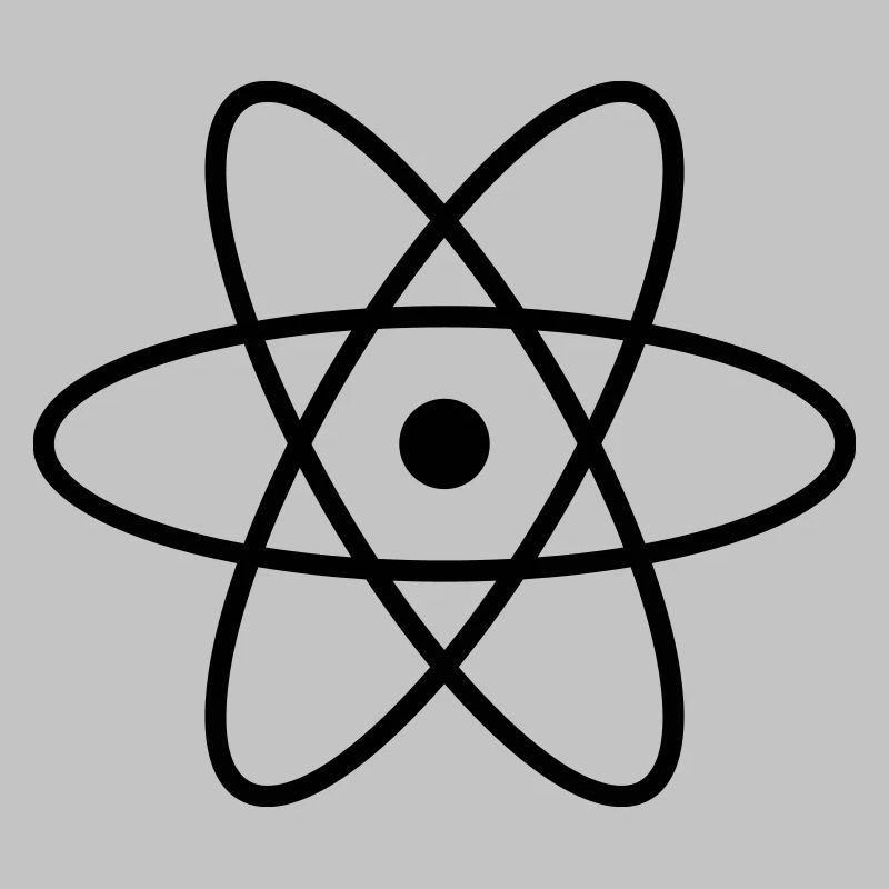 Atom Symbol Idee Geschenk Zeichen Physik
