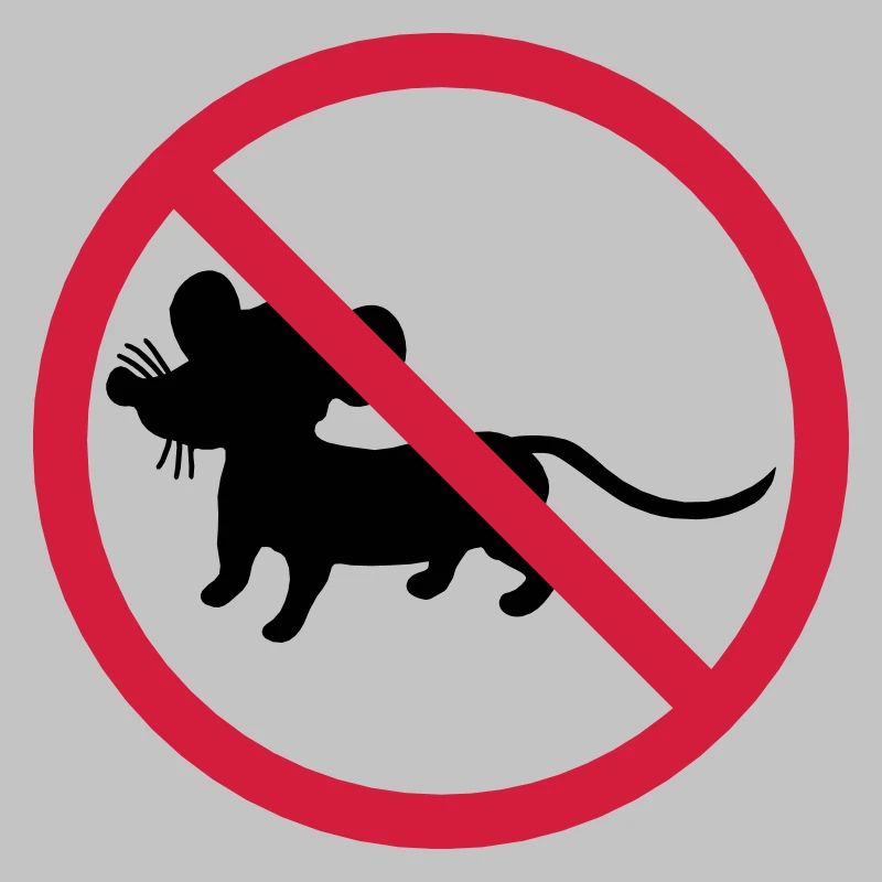 interdit panneau zone pas souris symbole maeuschen s