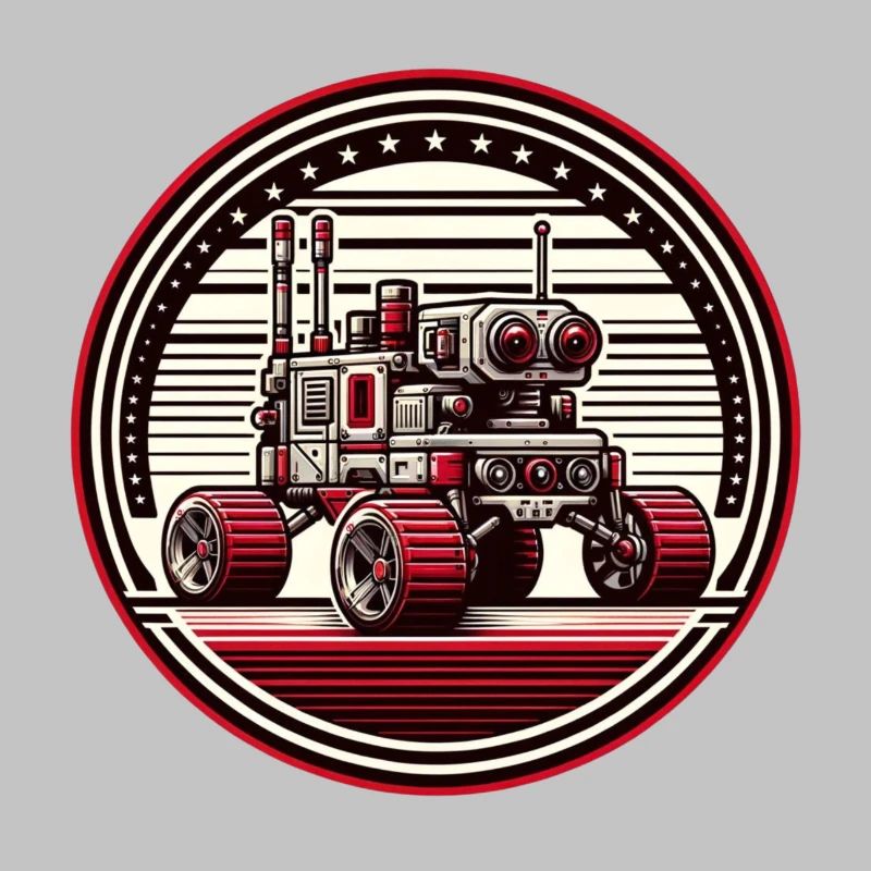 "Celestial Explorer" - Space Rover Badge