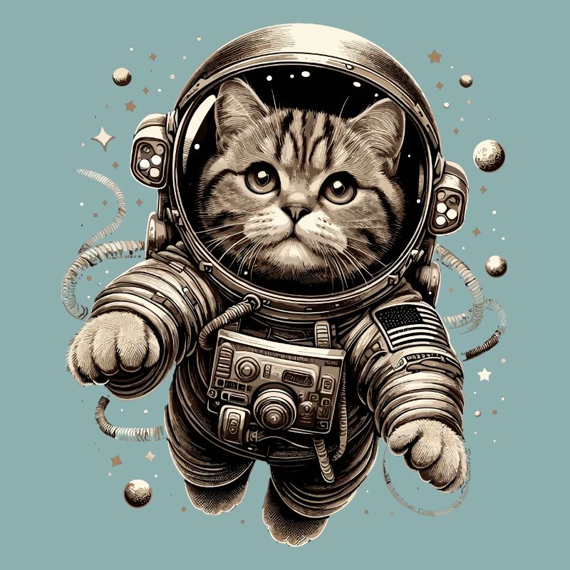 Astronaut BKH getigert Geschenk