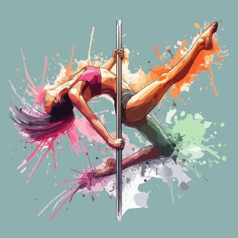 Pole Dance Couleurs Dynamiques Pole Dance Cadeau