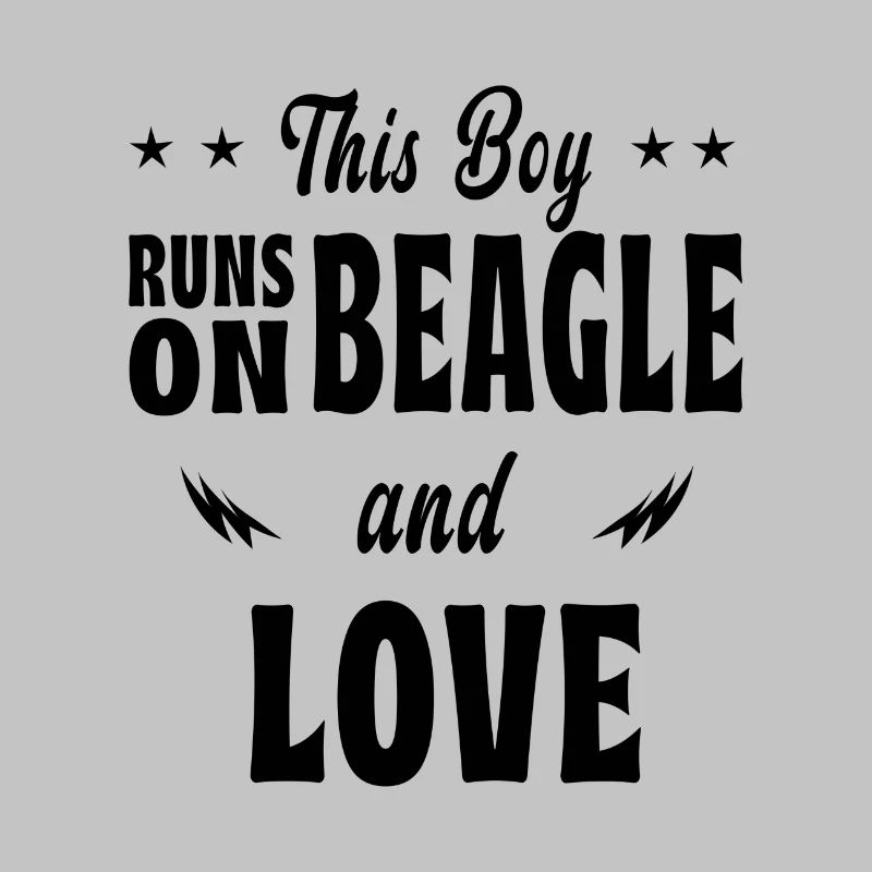Ce design beagle pour garçon
