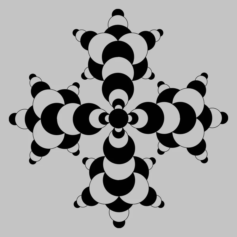 Fractal Molecule Crop Circle