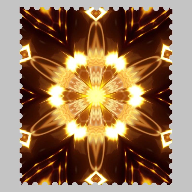 Fiery Mandala Light Play