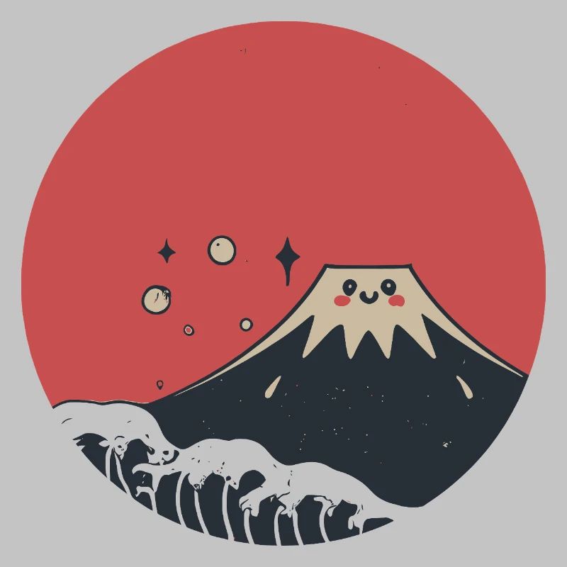 Mount Fuji Red Smile