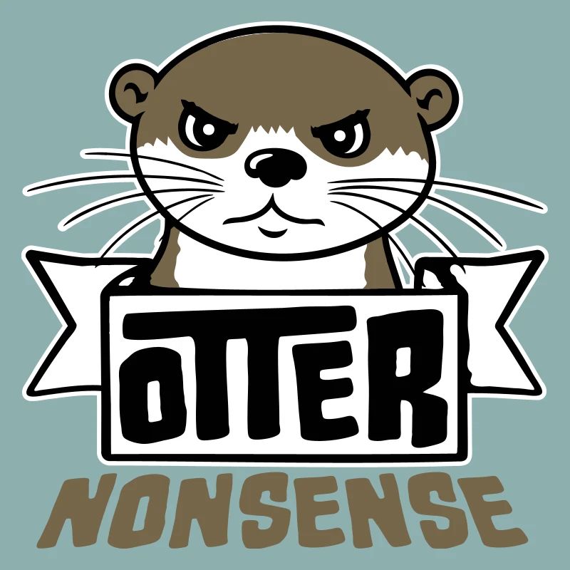 N’importe quoi de loutre, jeu de mots drôle, expression d’amour de la loutre