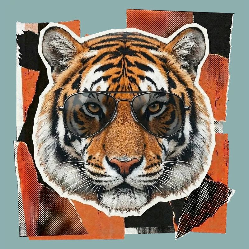 Tiger Sunglasses Risography