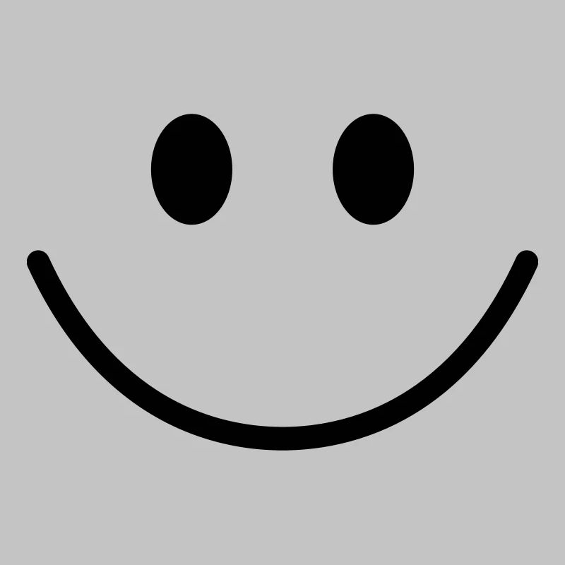le visage souriant