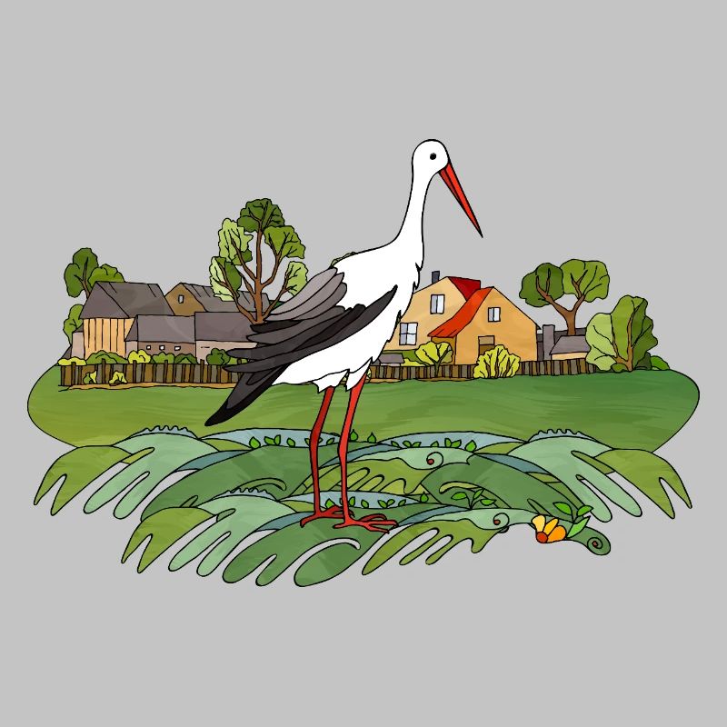Stork bird