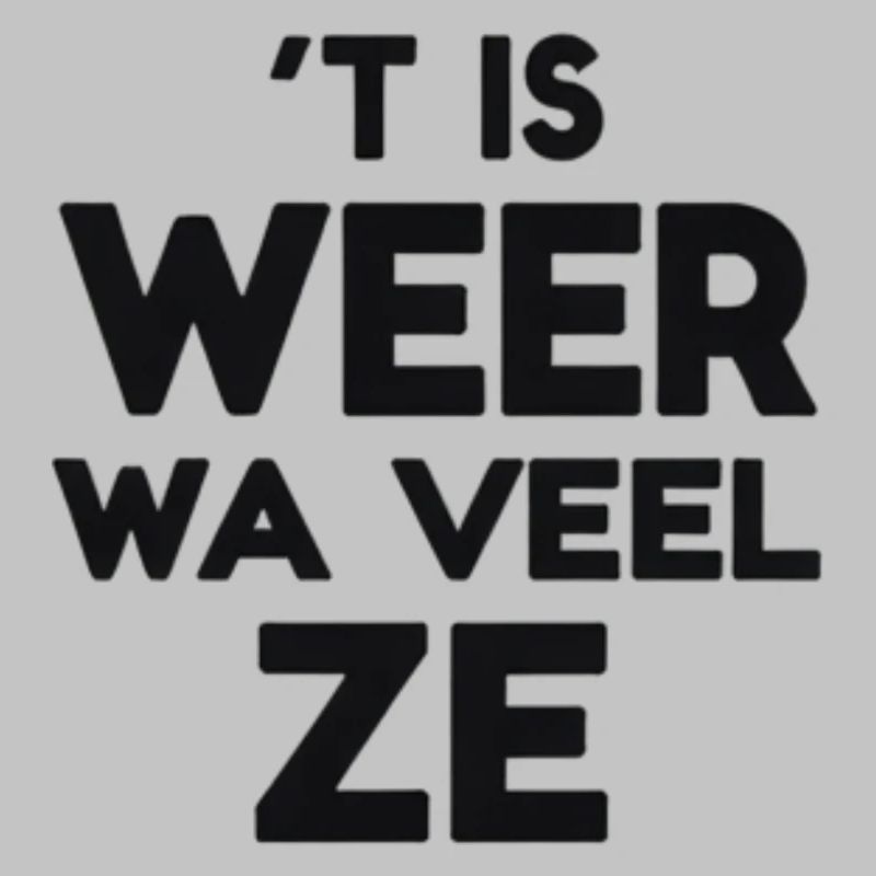 IT'S WA VEEL ZE AGAIN