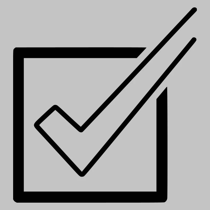 Checklist Tick Box Done