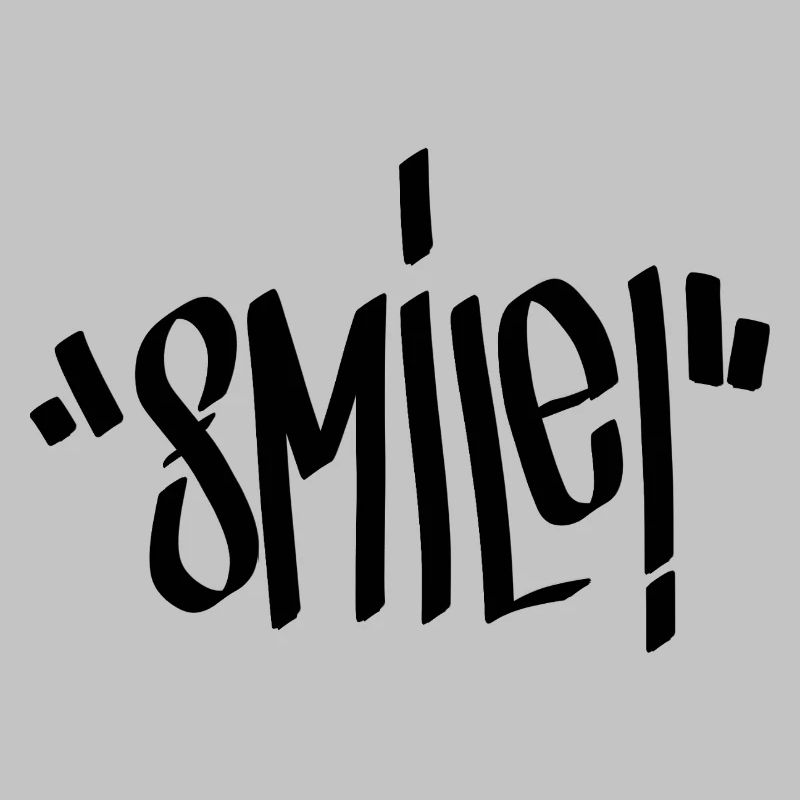 Ligne de graffiti de sourire - Dees