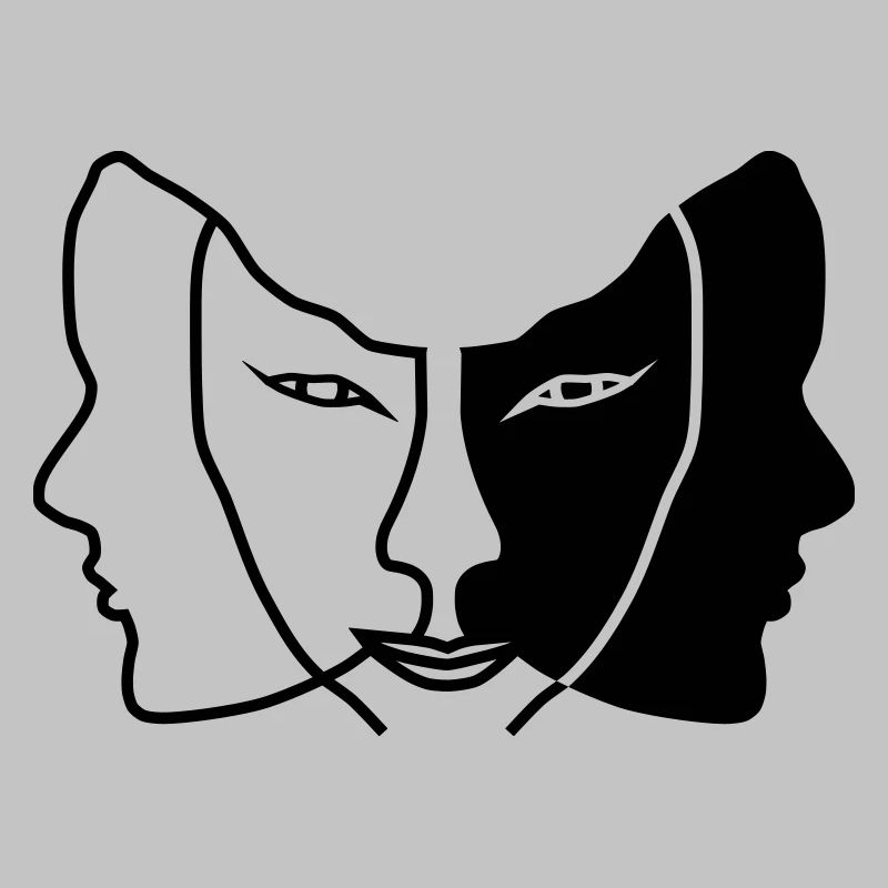 light dark face mask gemini