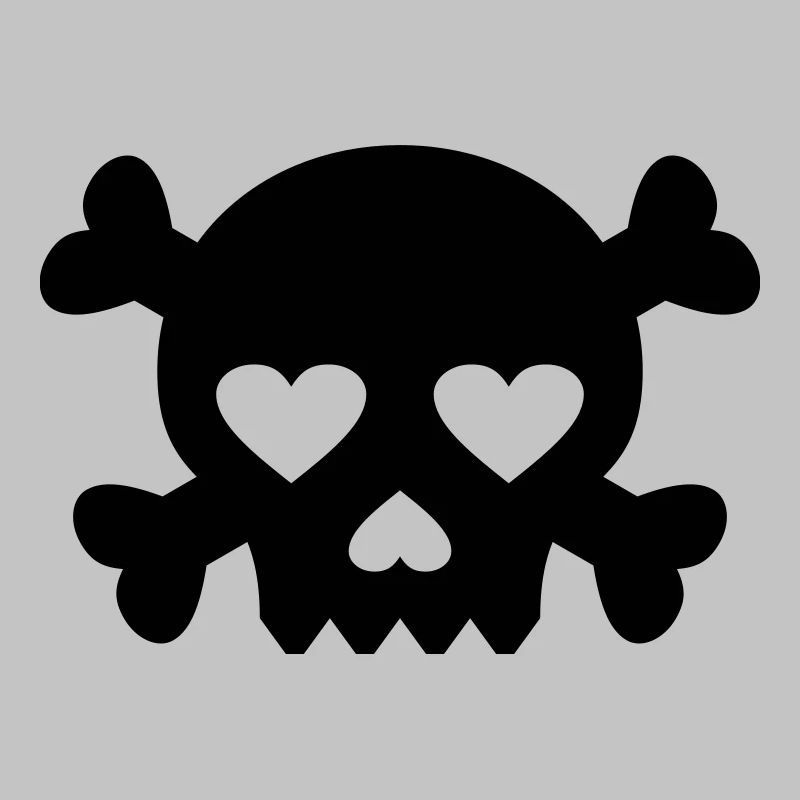 heart skull