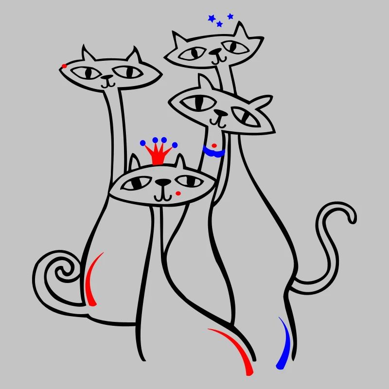 Chats en pose
