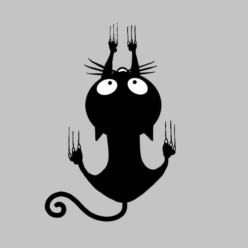 Chat grimpeur Halloween