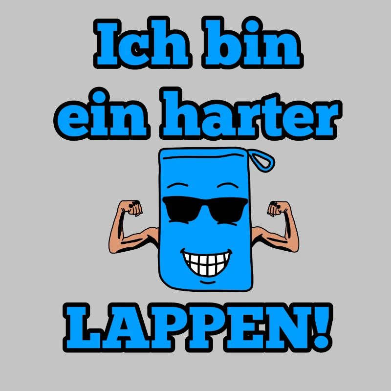 "Ich bin ein harter Lappen" Tshirt - Geschenkidee