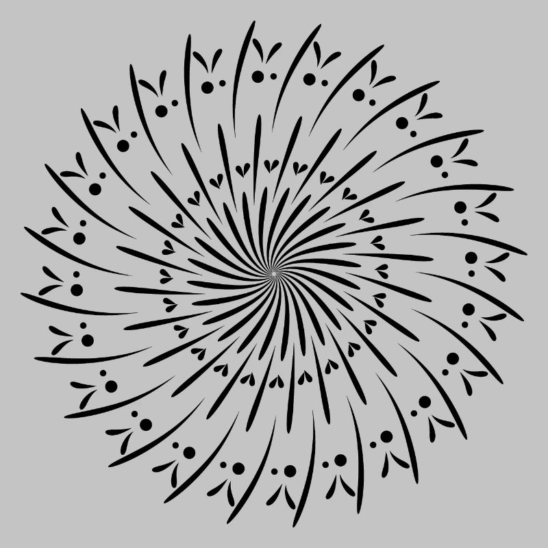 Drehende Kreis Muster Kreis Geschenkidee