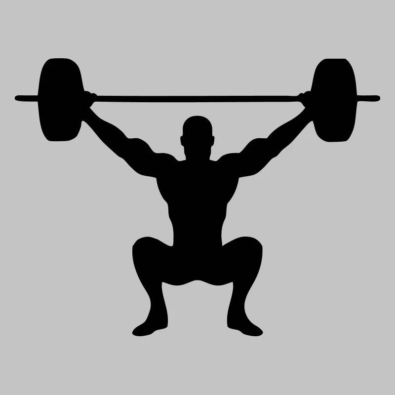 drawing vector weightlifting sport weightlifter
