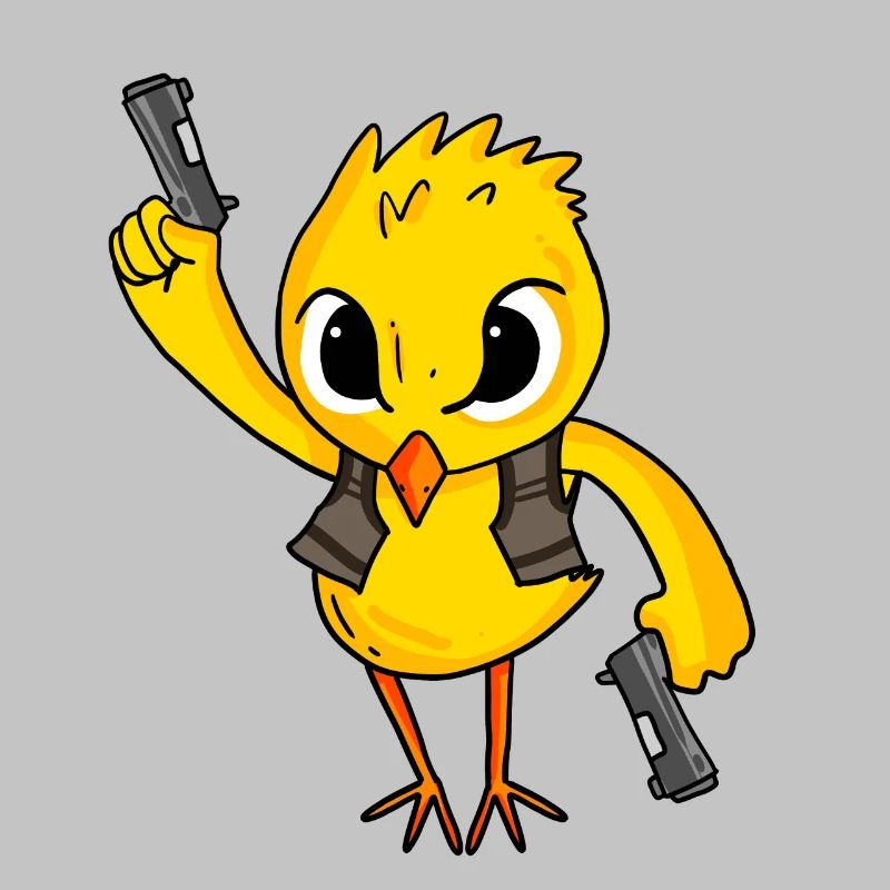 Chicks with pistol