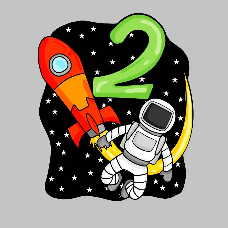 2 Birthday Boy Astronaut