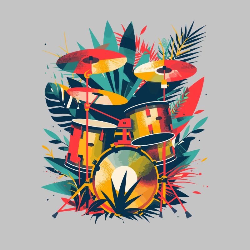 Drum Set Illustration