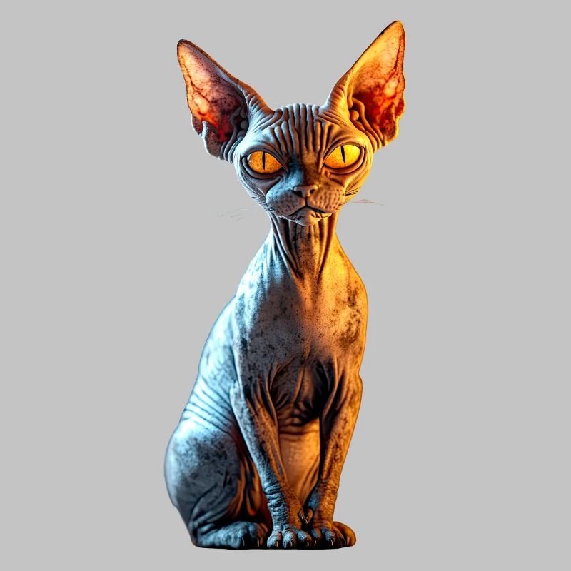 Chat Sphynx Chat Sphynx Chat Canadien Mignon Sphinx