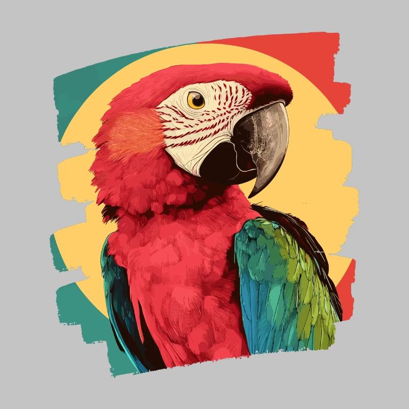 Perroquet Rétro