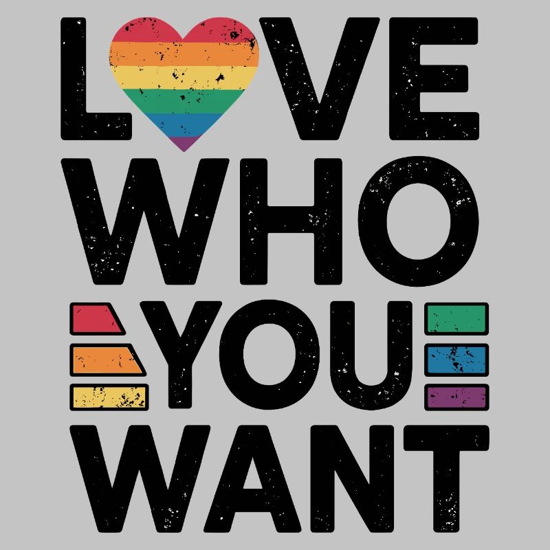 Rainbow Heart Pride Print